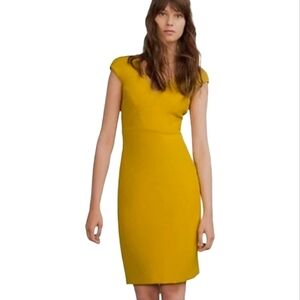 Zara Deep V Neck Bodycon Dress